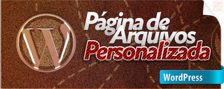 Página de Arquivos Personalizada