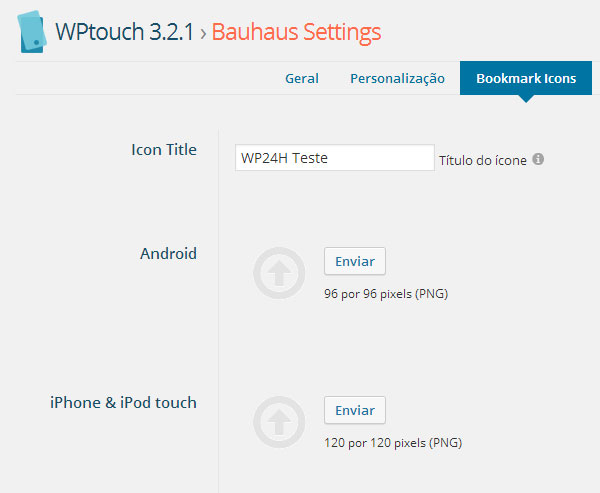 WPtouch > Bauhaus > Bookmark Icons