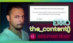 Elementor-Erro-the_content-Area-de-conteúdo-não-foi-encontrada