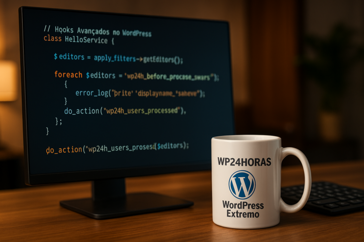 Criando Hooks Personalizados com do_action e apply_filters