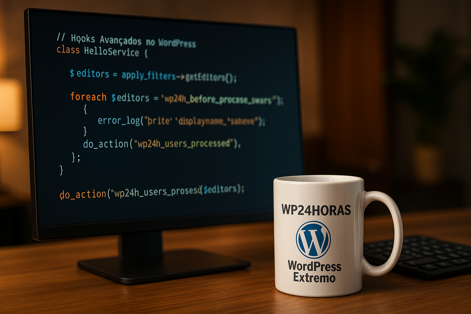 Criando Hooks Personalizados com do_action e apply_filters