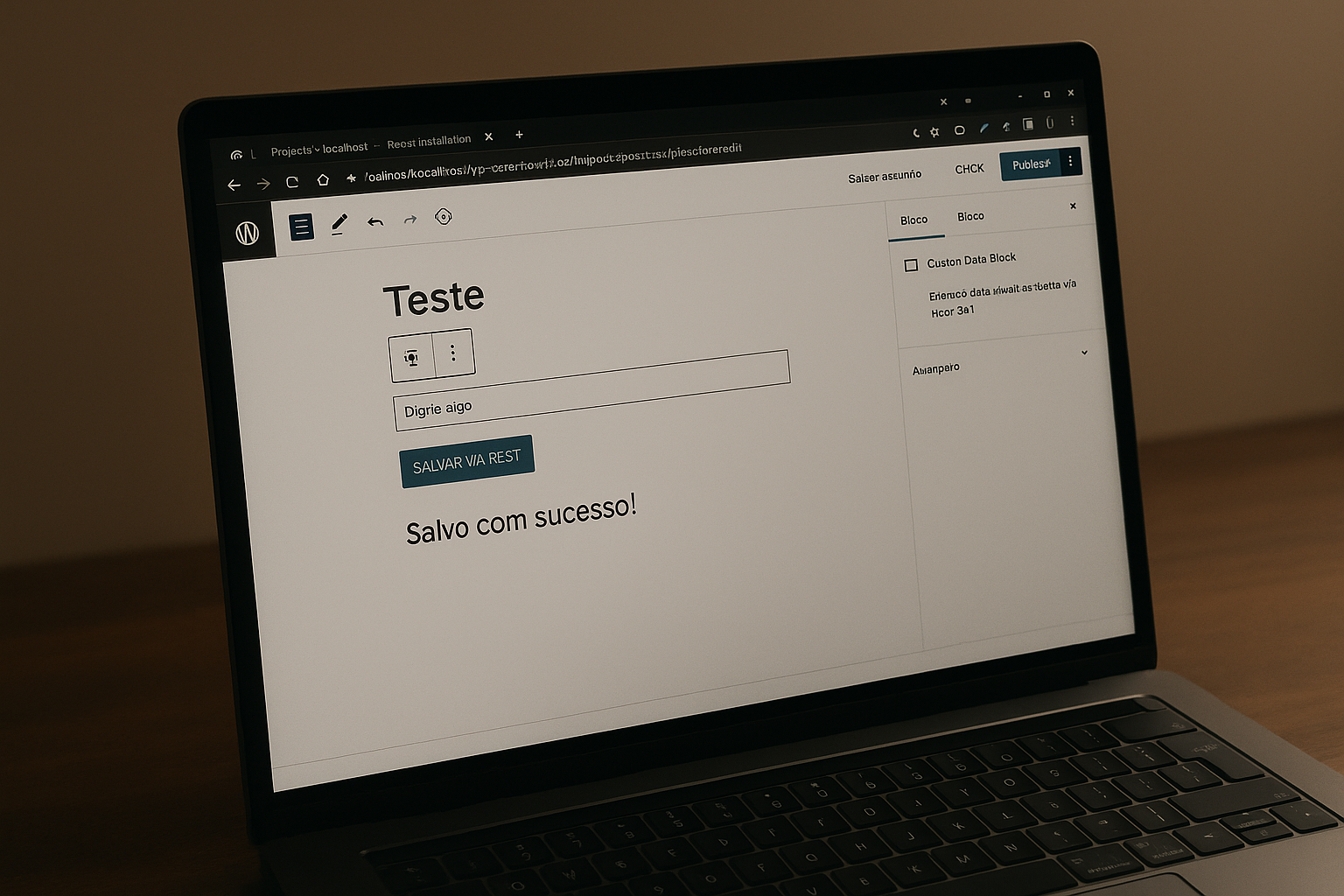 Como Salvar Dados Personalizados no WordPress Usando Blocos Gutenberg e REST API